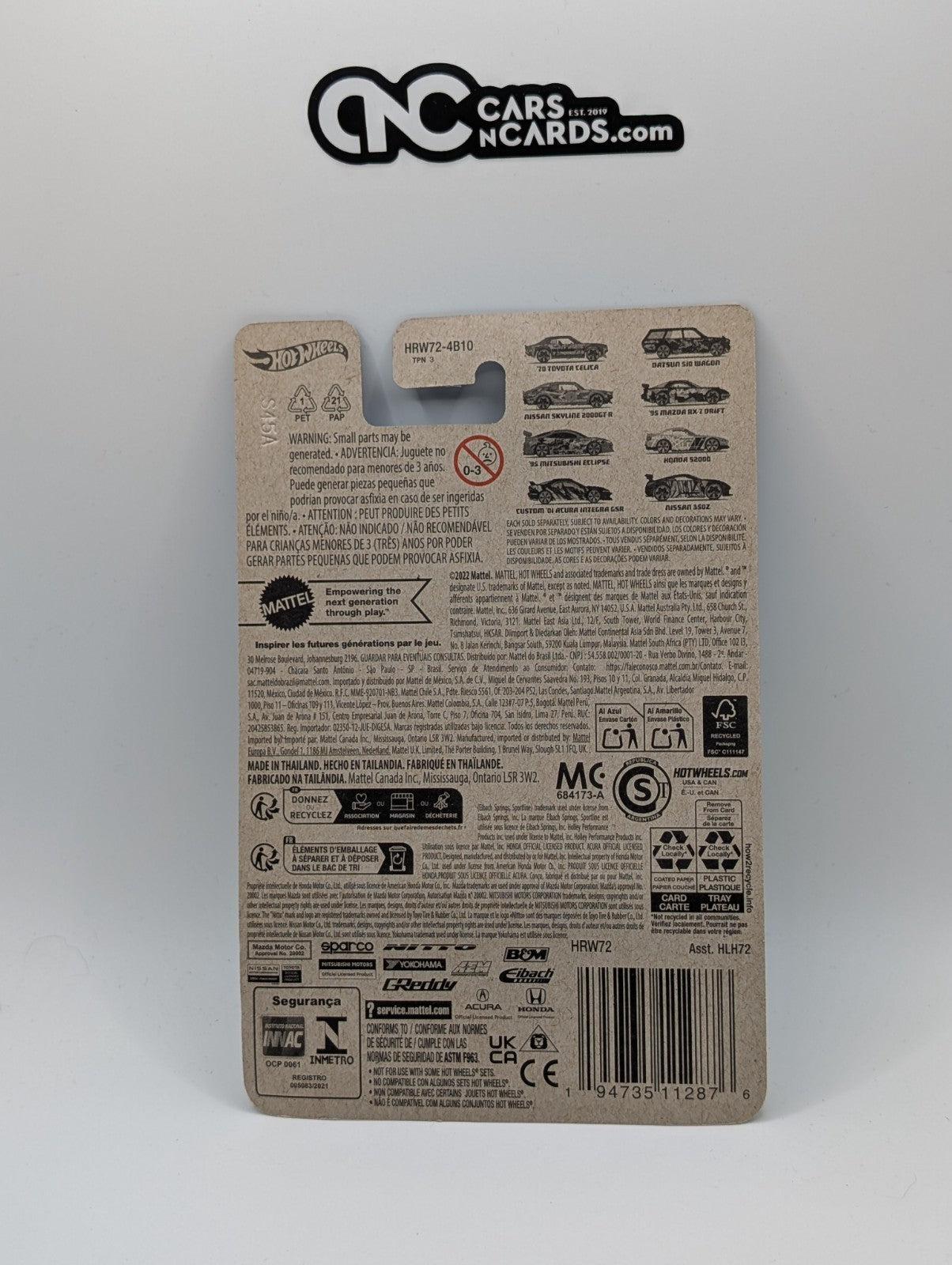 2024 Hot Wheels Neon Speeders 6/8 Honda S2000 Yellow HRW72