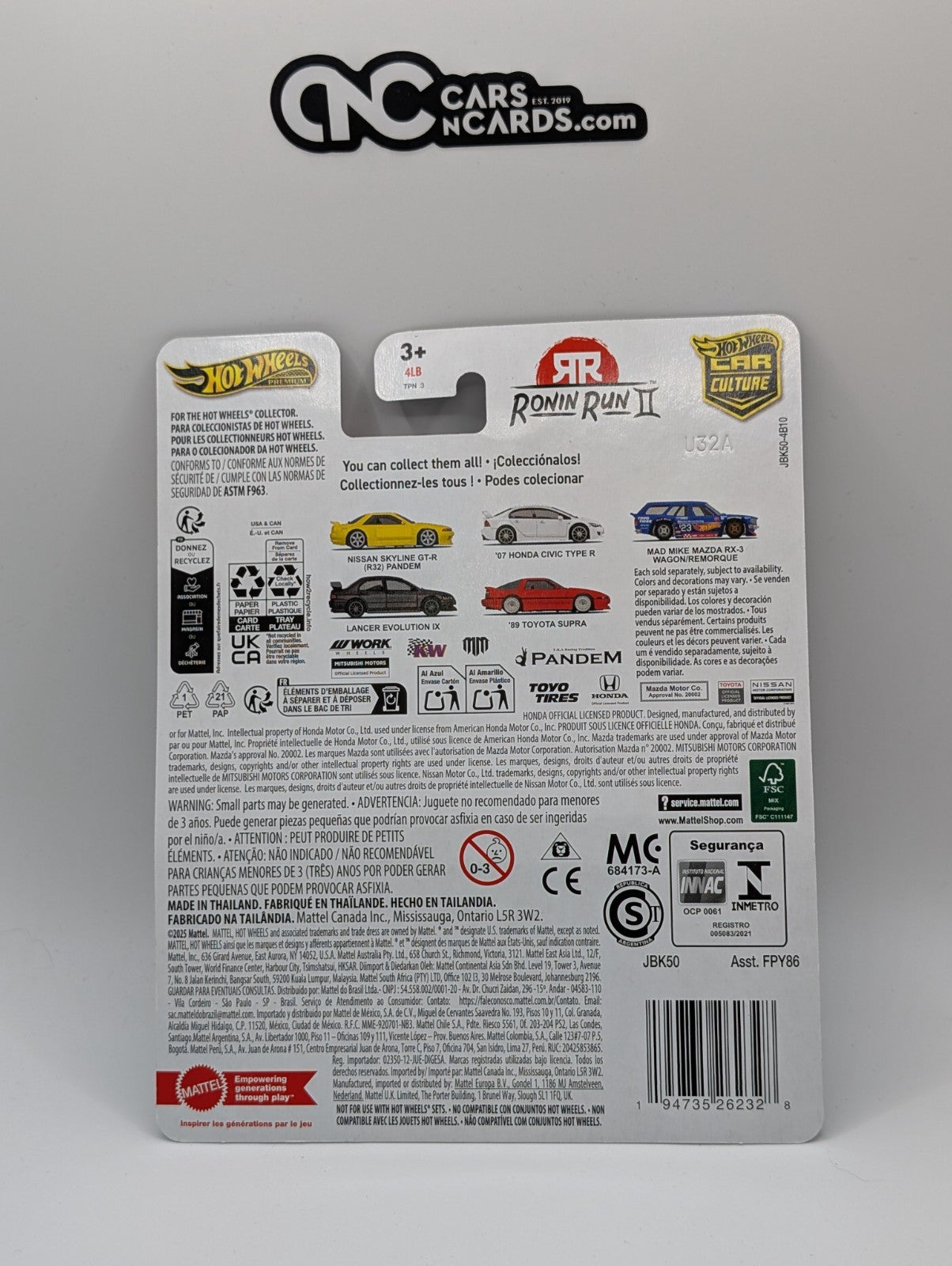 2025 Hot Wheels Premium Car Culture Ronin Run II 3/5 Mad Mike Mazda RX-3 Wagon