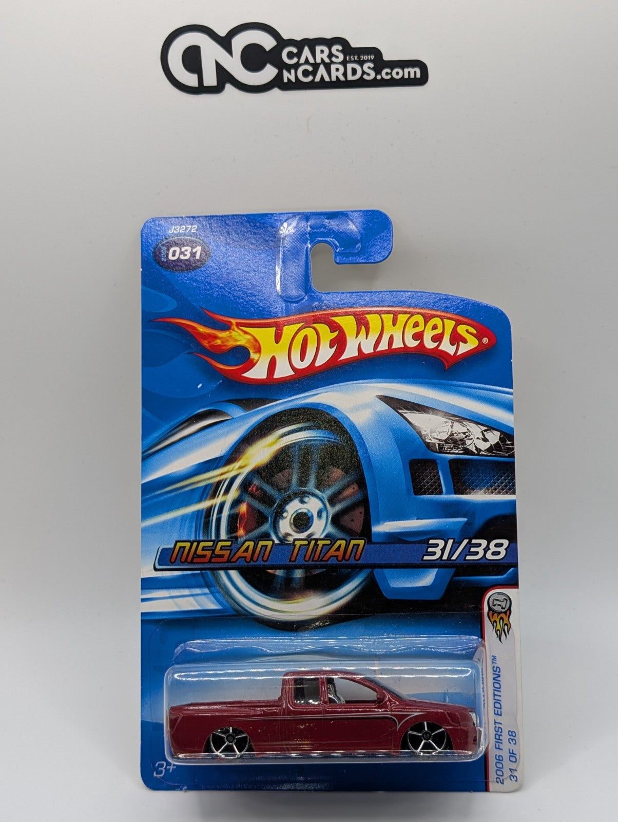 2006 Hot Wheels First Editions 31/38 Nissan Titan Red OH5 31/223