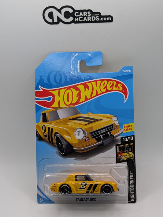 2019 Hot Wheels Nightburnerz 10/10 Fairlady 2000 Yellow 156/250