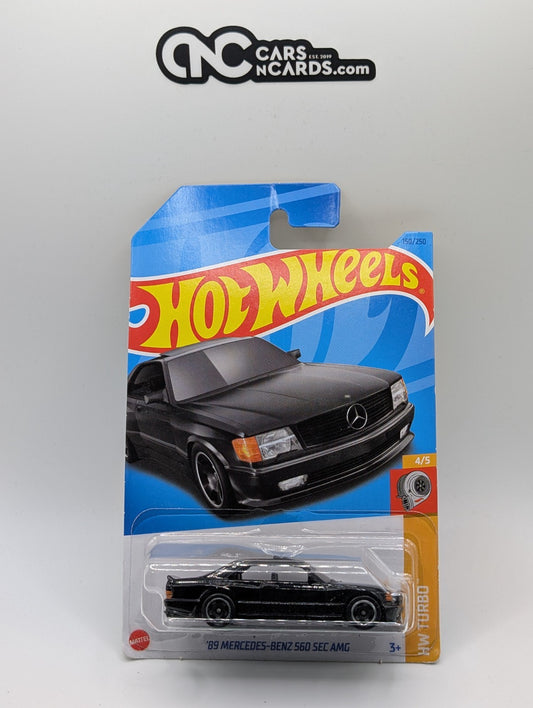 2023 Hot Wheels HW Turbo 4/5 '89 Mercedes-Benz 560 SEC AMG Black 150/250