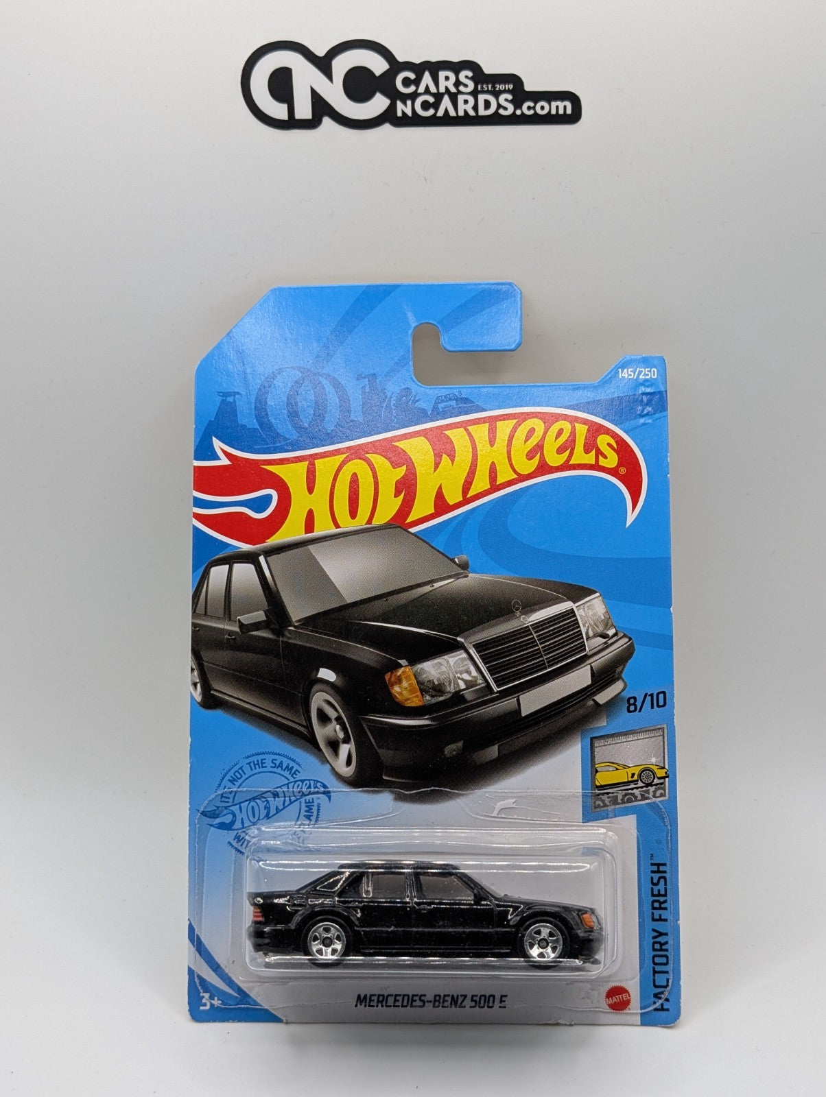 2021 Hot Wheels Factory Fresh 8/10 Mercedes-Benz 500 E Black 145/250
