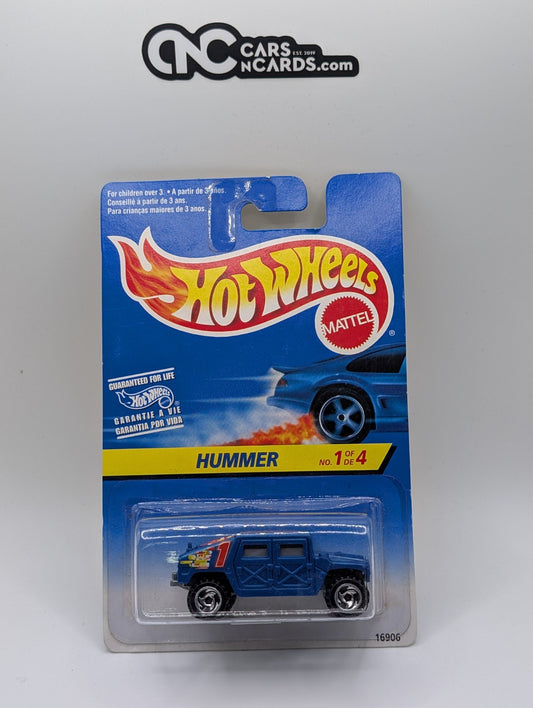 1997 Hot Wheels Race Team III 1/4 Hummer Blue #533