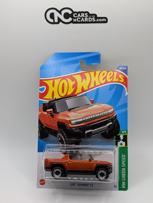 2022 Hot Wheels HW Green Speed 3/5 GMC Hummer EV Orange 130/250