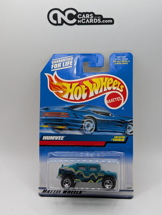 1999 Hot Wheels Humvee Teal Collector #1080
