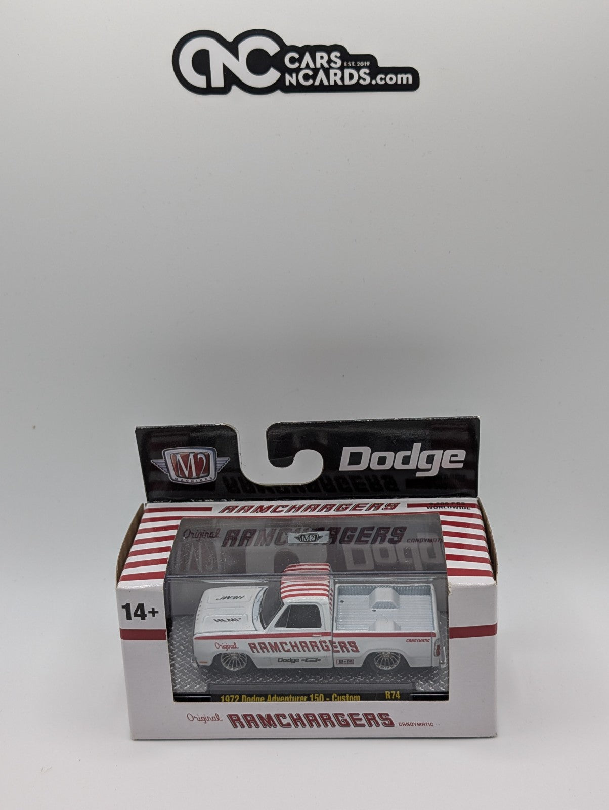 2024 M2 Machines 1972 Dodge Adventurer 150 Custom R74 24-03 Ramchargers