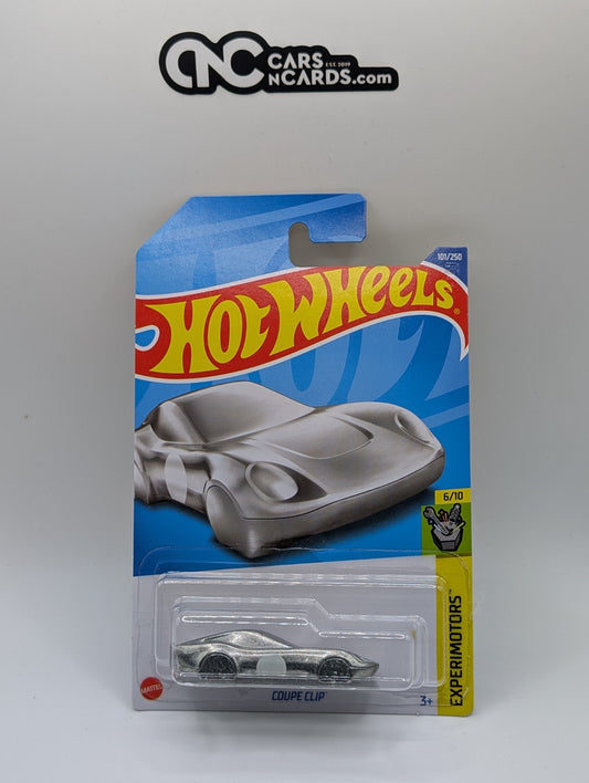 2022 Hot Wheels Experimotors 6/10 Coupe Clip Zamac Silver 101/250