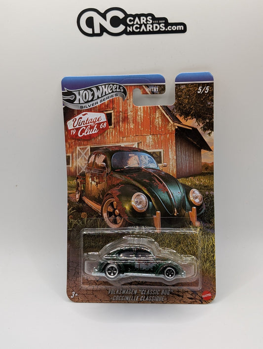 2026 Hot Wheels Vintage Club Series 5/5 Volkswagen Classic Bug (Creased Card)