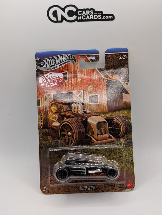 2026 Hot Wheels Vintage Club Series 3/5 Mod Rod (Creased Card)