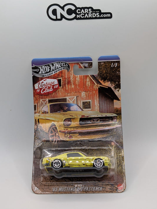 2026 Hot Wheels Vintage Club Series 1/5 '65 Mustang 2+2 Fastback (Creased Card)