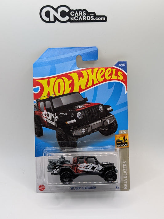 2022 Hot Wheels Baja Blazers 4/10 '20 Jeep Gladiator Black Borla 26/250