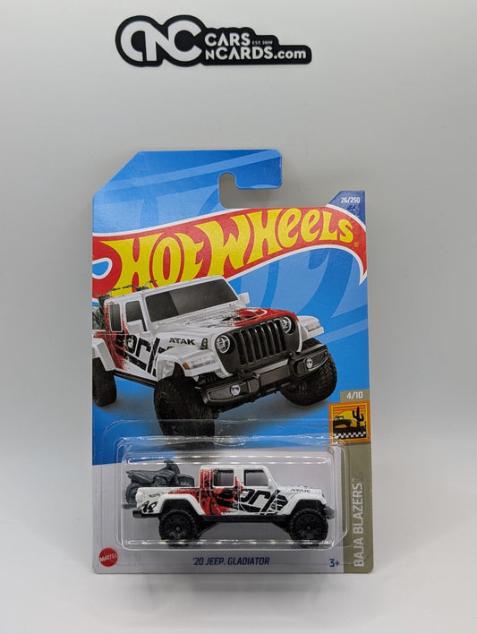 2022 Hot Wheels Baja Blazers 4/10 '20 Jeep Gladiator White Borla 26/250
