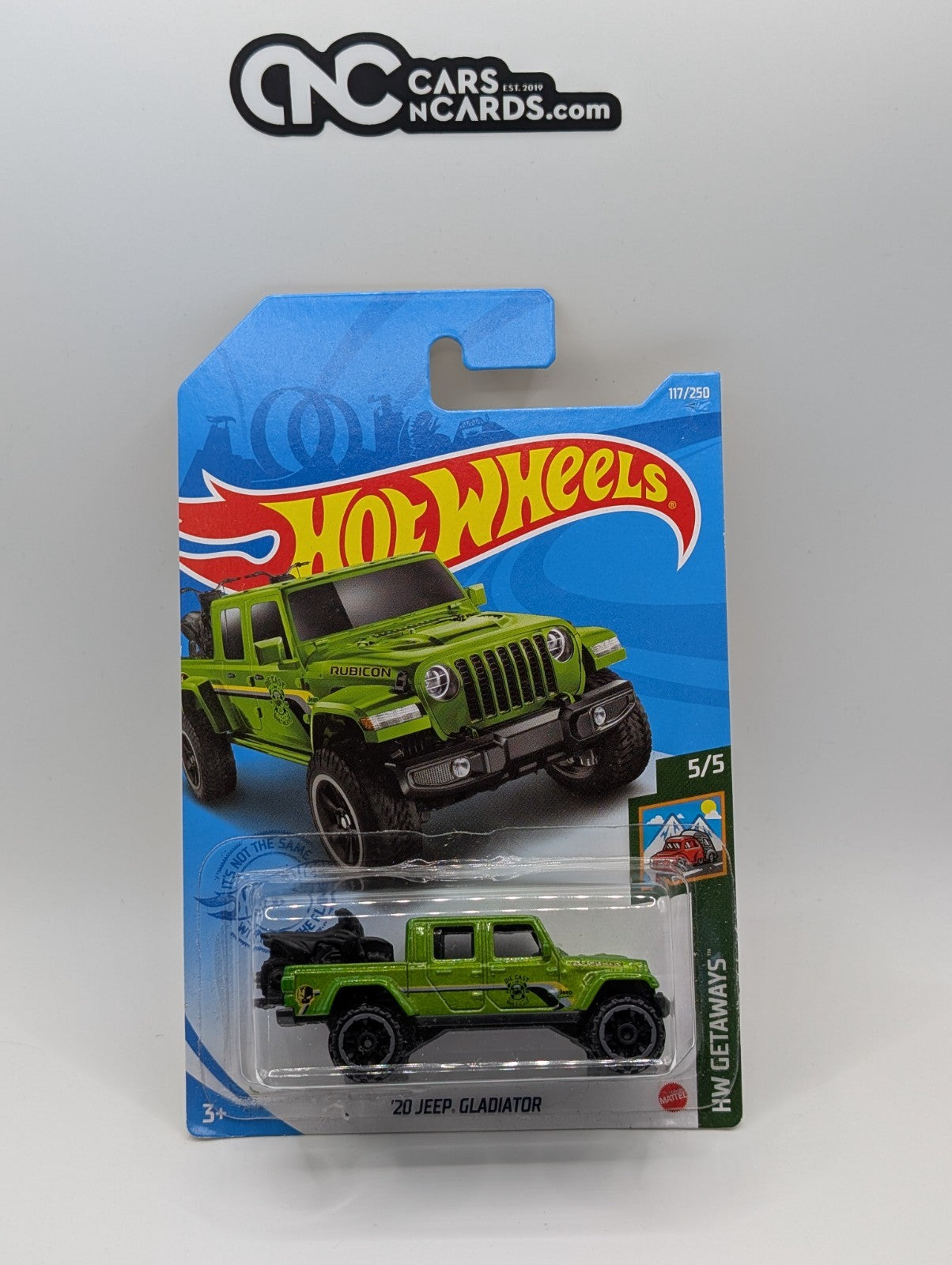 2021 Hot Wheels HW Getaways 5/5 '20 Jeep Gladiator Green 117/250