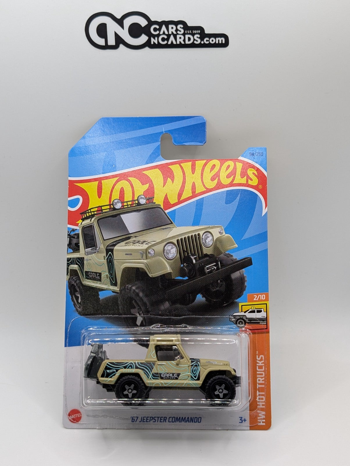 2023 Hot Wheels HW Hot Trucks 2/10 '67 Jeepster Commando Desert Tan 94/250