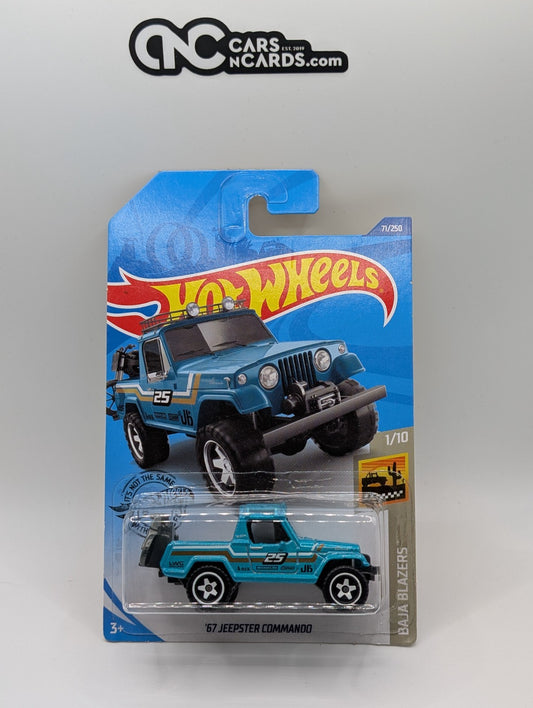 2020 Hot Wheels Baja Blazers 1/10 '67 Jeepster Commando Blue 71/250