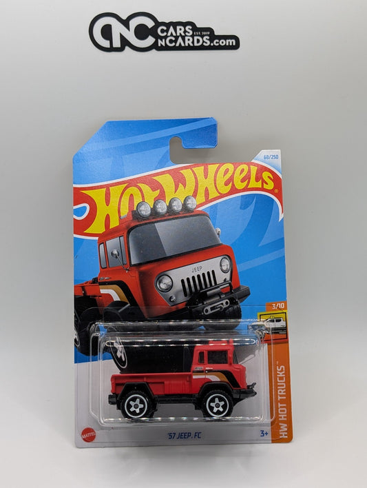 2024 Hot Wheels HW Hot Trucks 3/10 '57 Jeep FC Red 68/250