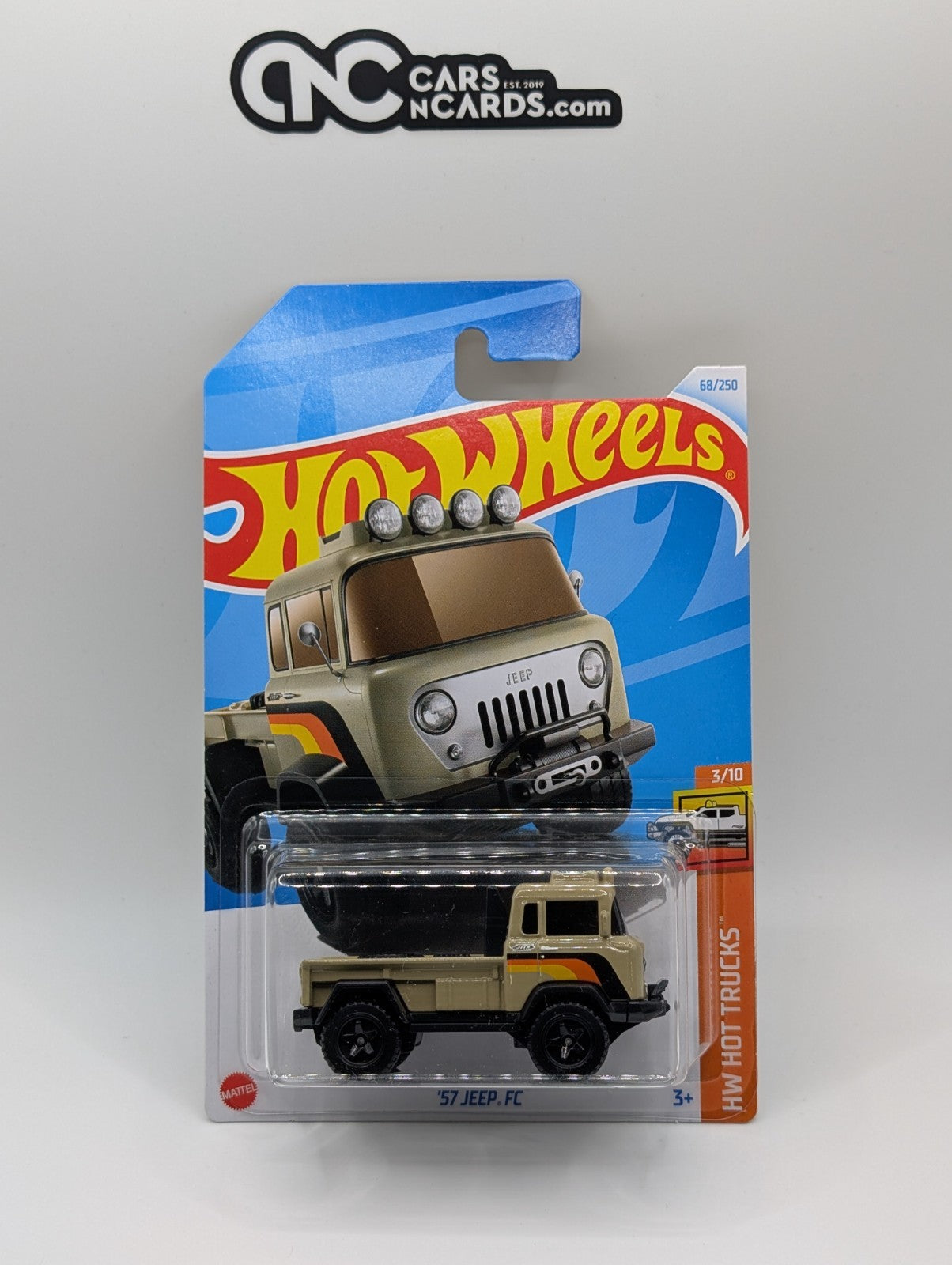 2024 Hot Wheels HW Hot Trucks 3/10 '57 Jeep FC Desert Sand 68/250