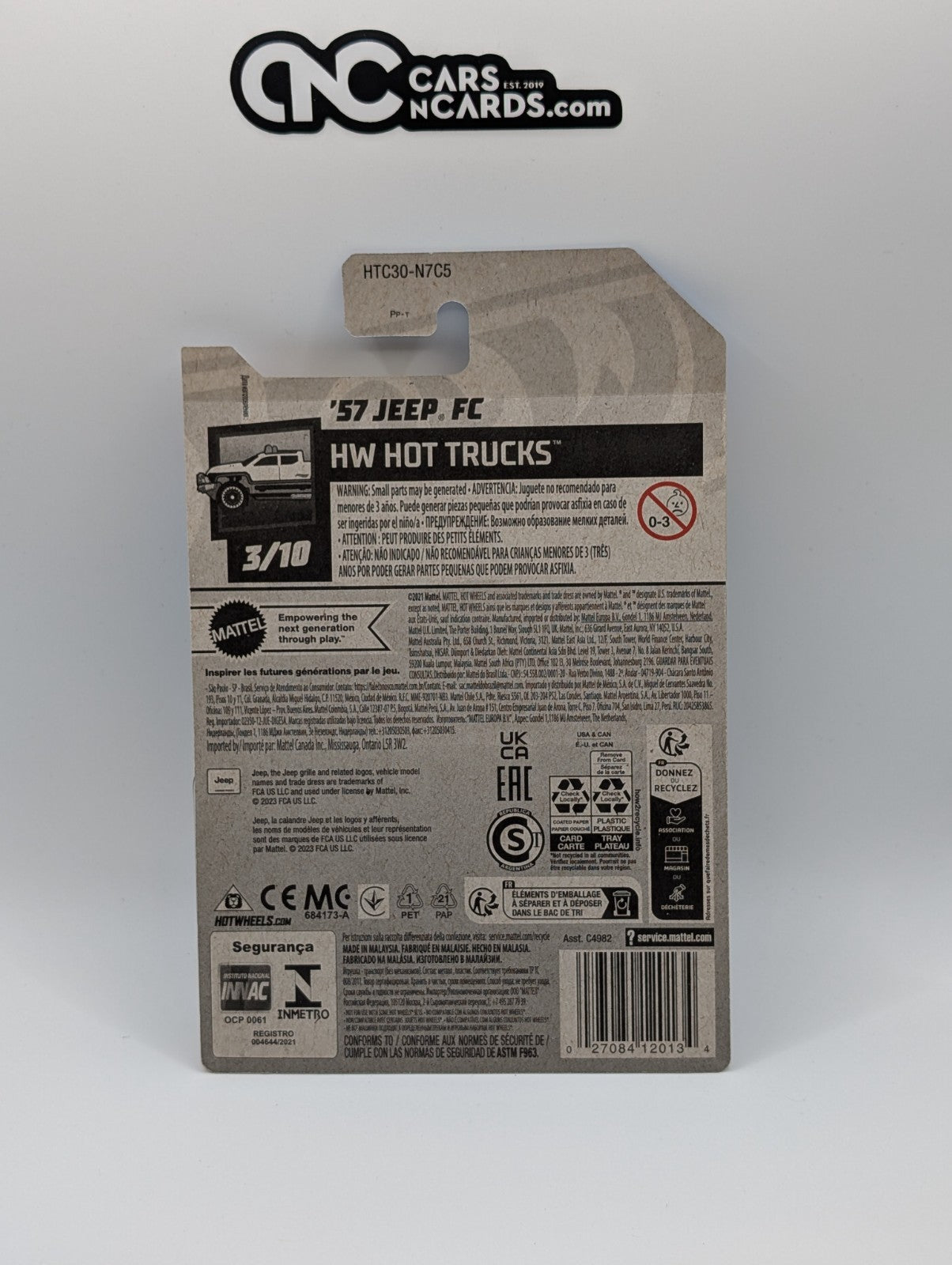 2024 Hot Wheels HW Hot Trucks 3/10 '57 Jeep FC Desert Sand 68/250