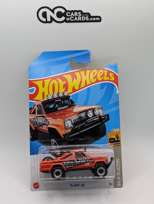 2023 Hot Wheels Baja Blazers 3/10 '73 Jeep J10 Orange 196/250