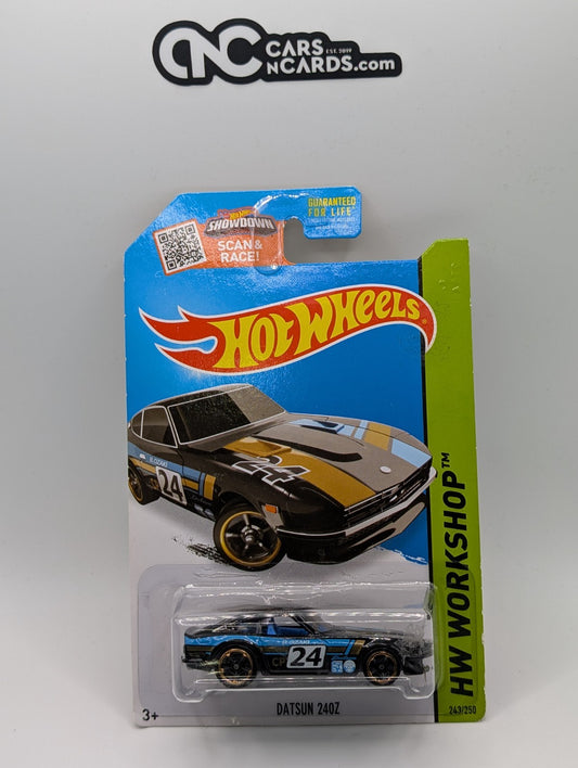 2015 Hot Wheels HW Workshop Then and Now Datsun 240Z Black 243/250