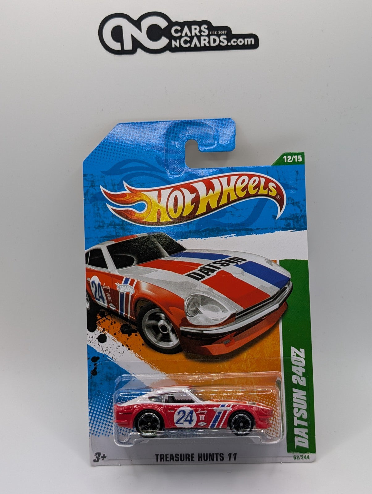 2011 Hot Wheels Treasure Hunts 12/15 Datsun 240z Treasure Hunt W/ Protector