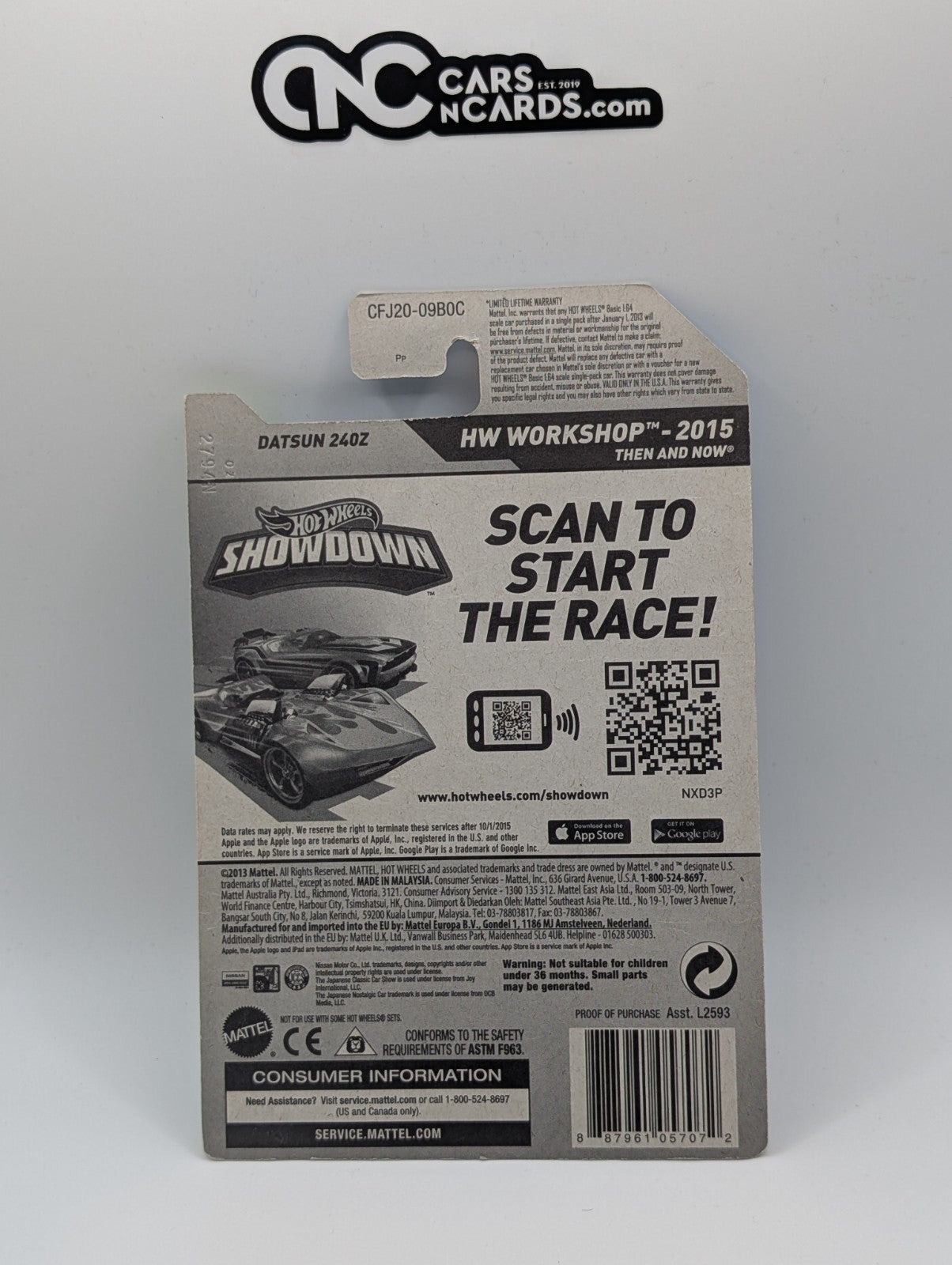 2015 Hot Wheels HW Workshop Then and Now Datsun 240Z Black 243/250