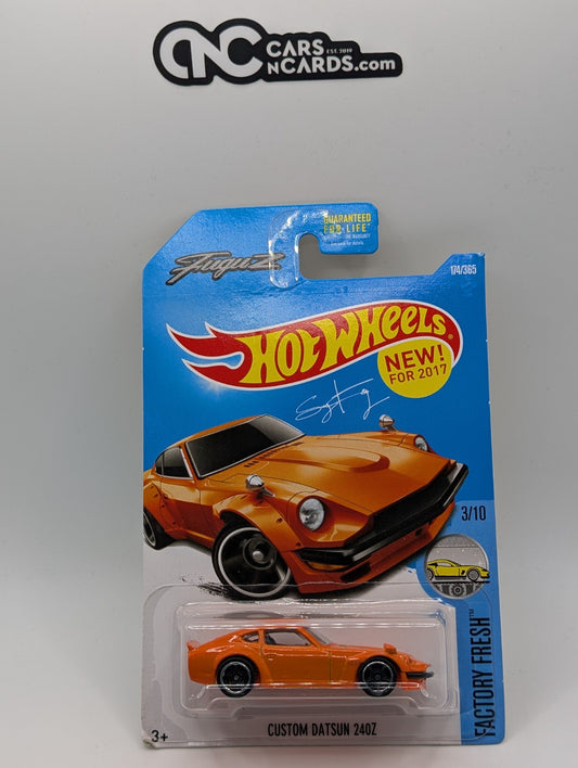 2017 Hot Wheels Factory Fresh Custom Datsun 240Z Orange FuguZ 174/365