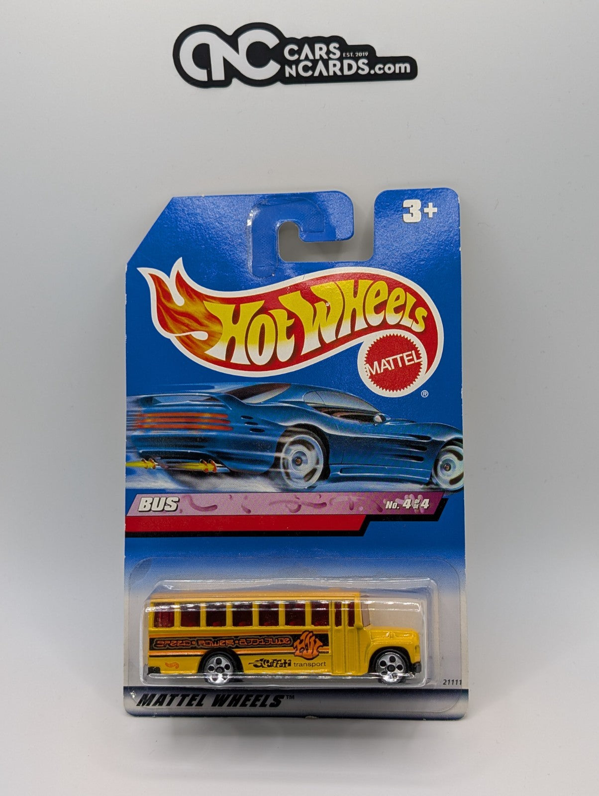 1999 Hot Wheels Street Art 4/4 School Bus Yellow 21111 Collector #952