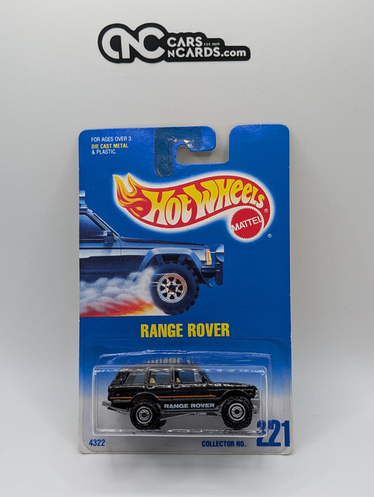 1995 Hot Wheels Range Rover Black 4322 Collector #221