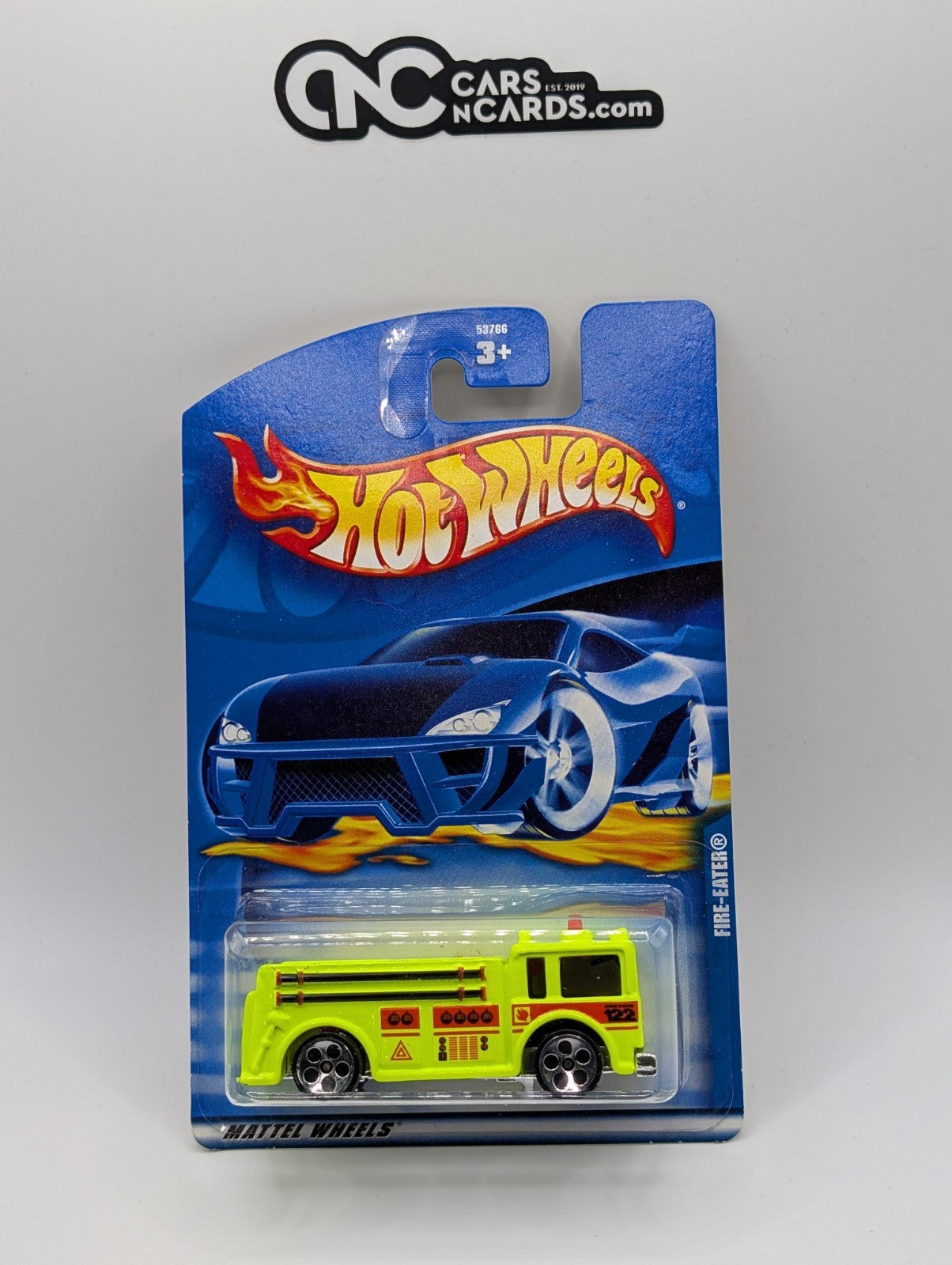 2001 Hot Wheels Fire Eater Firetruck Yellow Collector #237