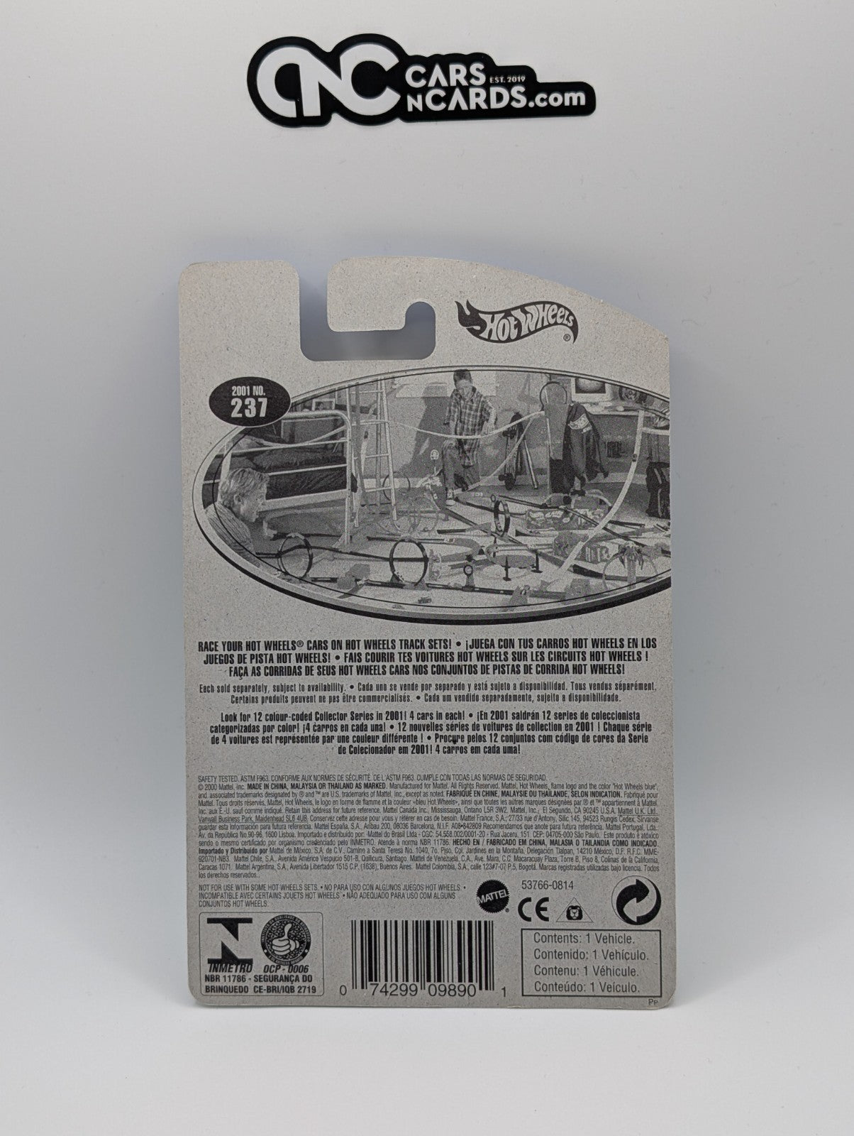 2001 Hot Wheels Fire Eater Firetruck Yellow Collector #237