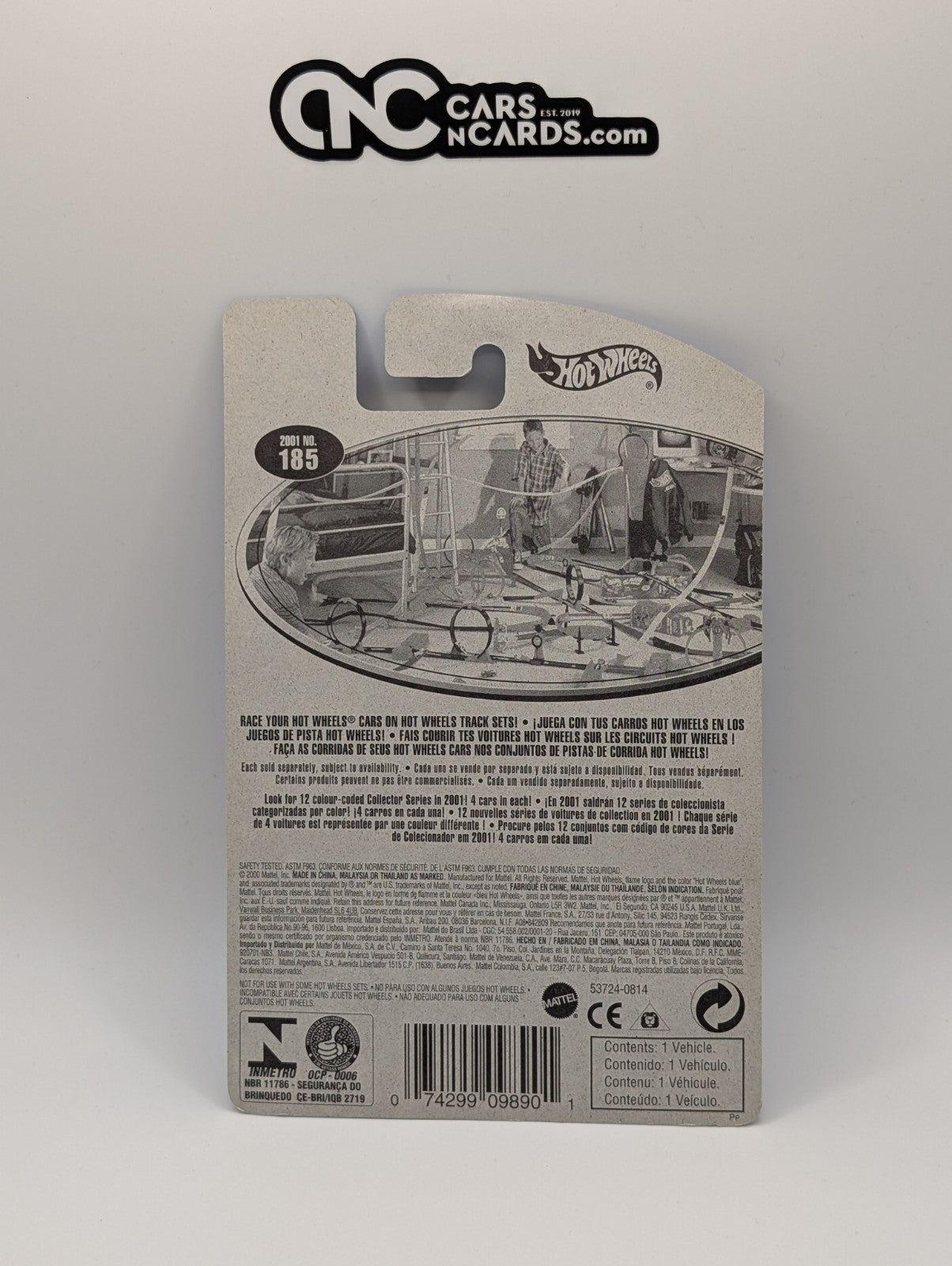 2001 Hot Wheels Armored Car Black Collector #185