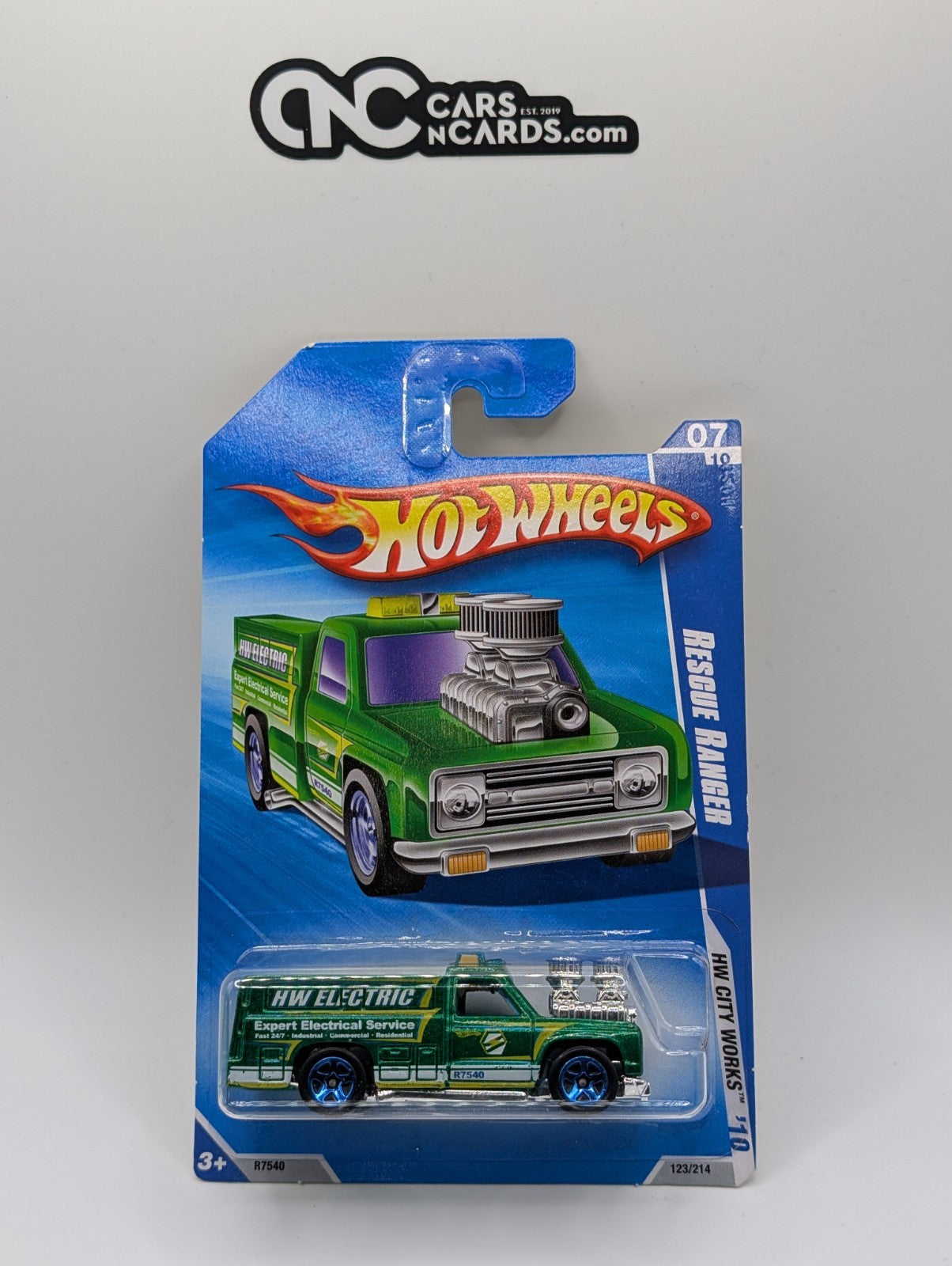 2010 Hot Wheels HW City Works 7/10 Rescue Ranger Green 123/214