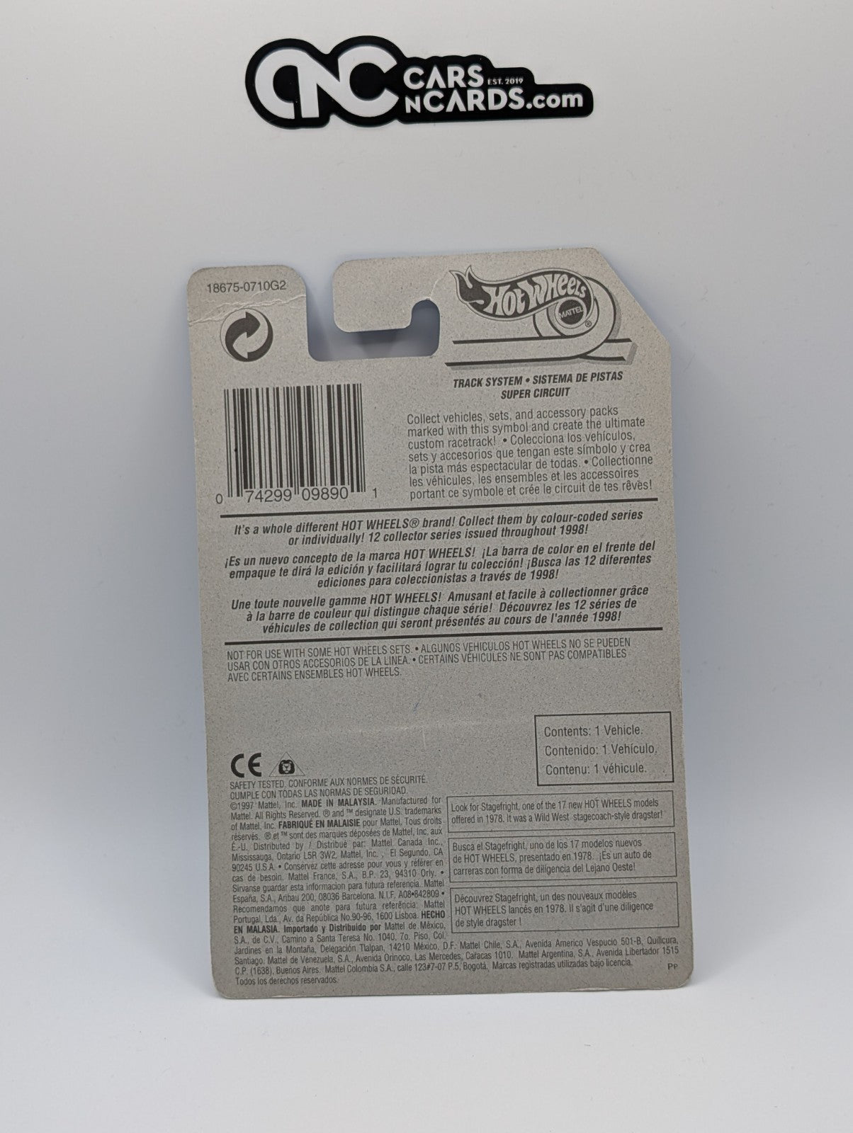 1998 Hot Wheels Moo Mobile Dairy Delivery Got Milk? Collector #645 (Card Crease)