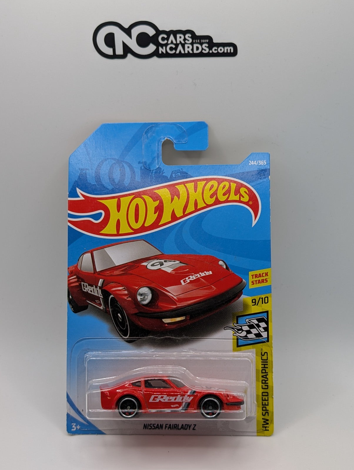 2018 Hot Wheels HW Speed Graphics 9/10 Nissan Fairlady Z Red GReddy 244/365