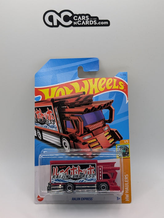 2023 Hot Wheels HW Haulers 1/5 Raijin Express Treasure Hunt 10/250 TH
