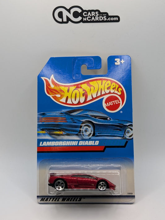 1998 Hot Wheels Lamborghini Diablo Red 19950 Collector #781
