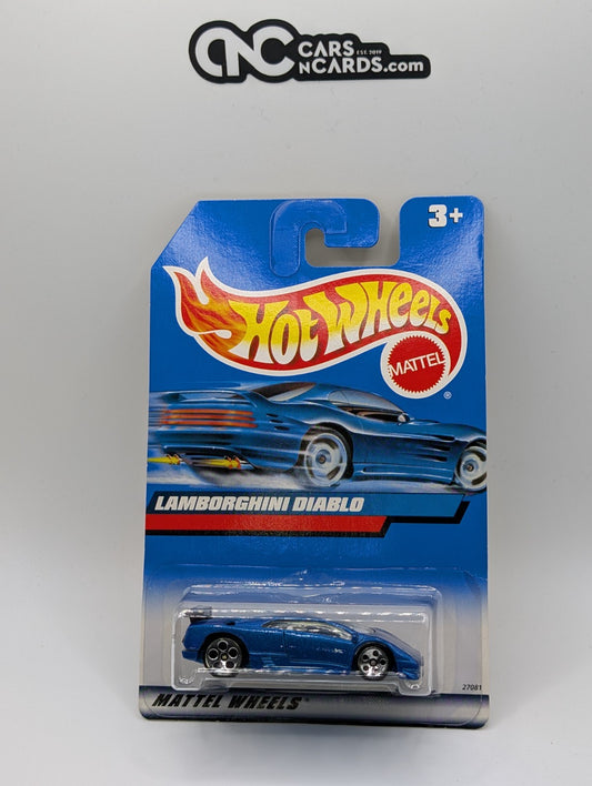 2000 Hot Wheels Lamborghini Diablo Blue 27081 Collector #114