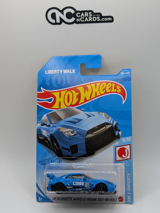 2021 Hot Wheels LB-Silhouette WORKS GT Nissan 35GT-RR VER.2 Blue (Soft Corners)