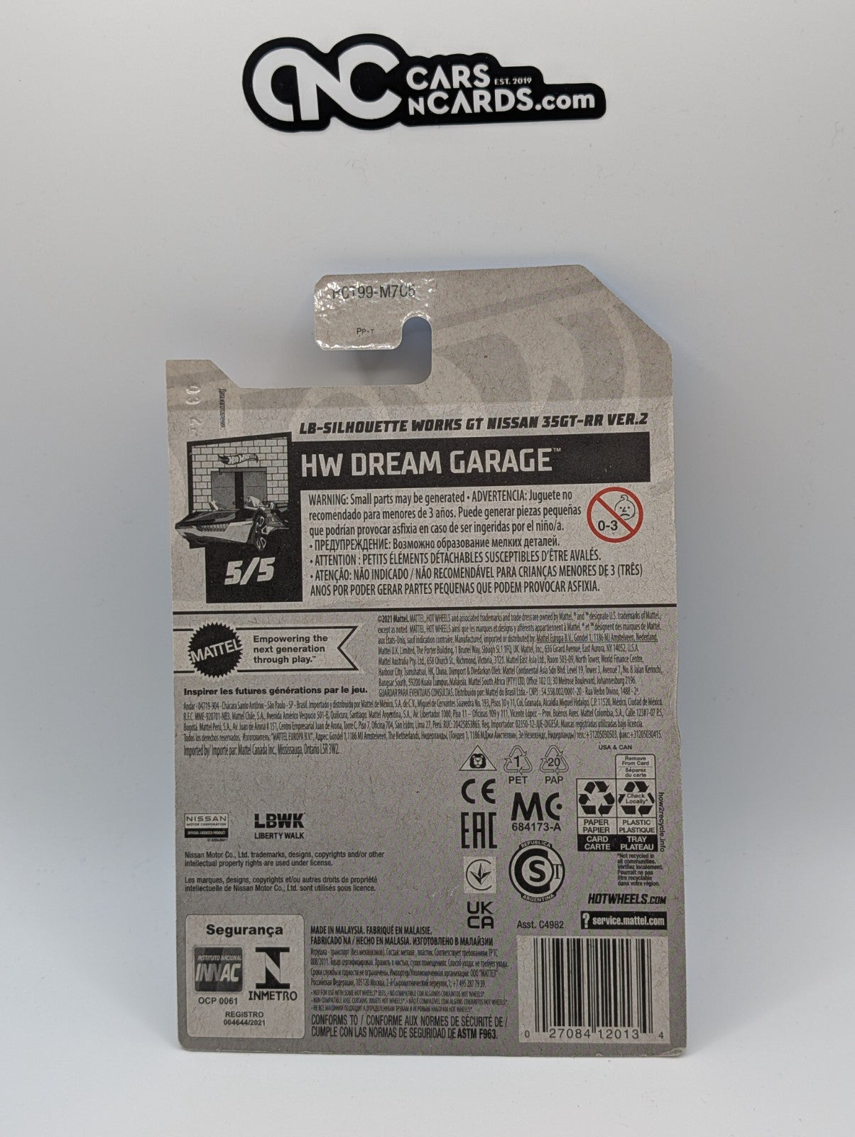 2022 Hot Wheels LB-Silhouette WORKS GT Nissan 35GT-RR VER.2 Blue 154/250