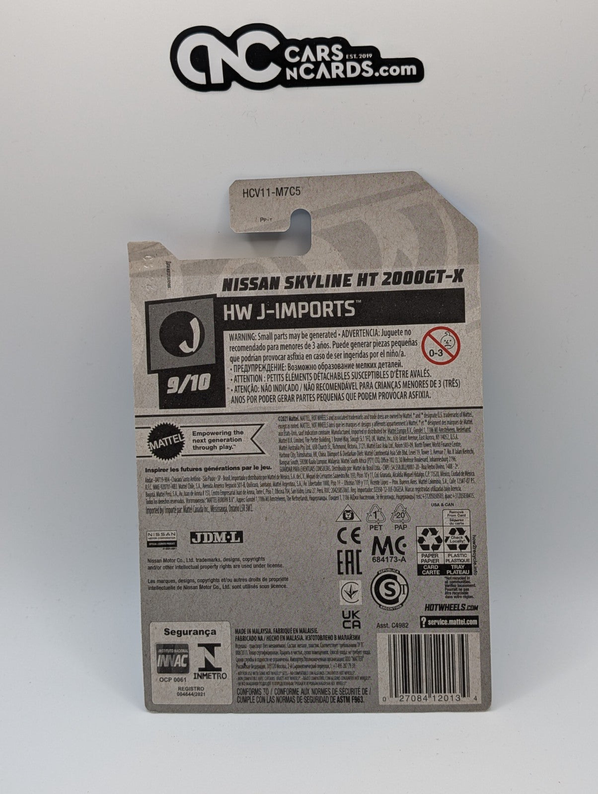 2022 Hot Wheels HW J-Imports 9/10 Nissan Skyline HT 2000GT-X