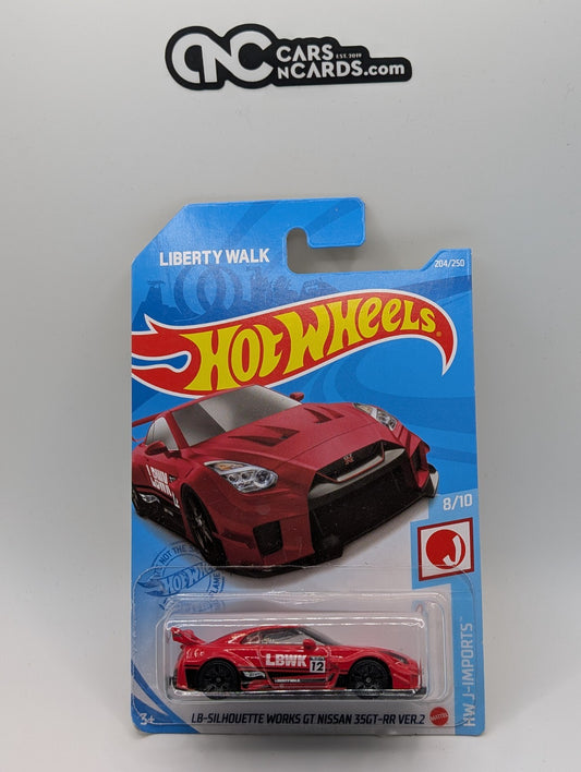 2021 Hot Wheels LB-Silhouette WORKS GT Nissan 35GT-RR VER.2 Red 204/250