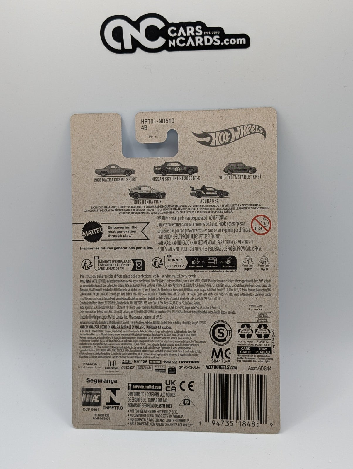 2024 Hot Wheels J-Imports 2/5 Nissan Skyline HT 2000GT-X Red HRT01