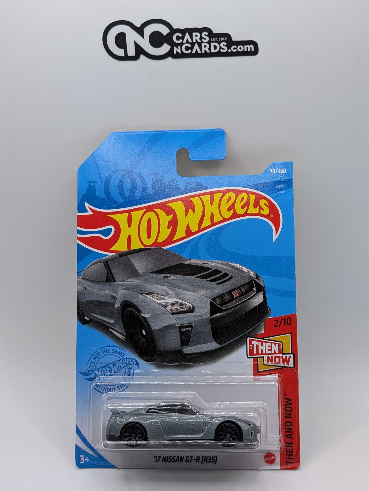 2021 Hot Wheels Then And Now 2/10 '17 Nissan GT-R (R35) Gray 79/250