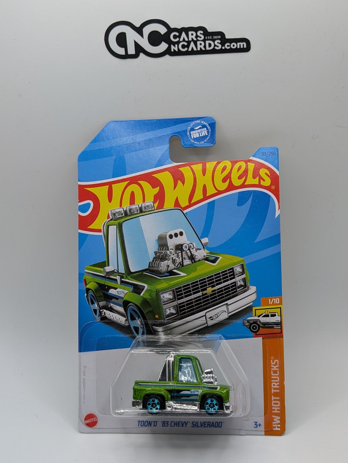 2023 Hot Wheels HW Hot Trucks 1/10 Toon'd '83 Chevy Silverado Green 93/250