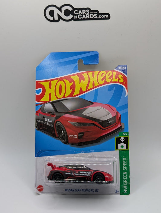 2022 Hot Wheels HW Green Speed 2/5 Nissan Leaf NISMO RC_02 Red 100/250