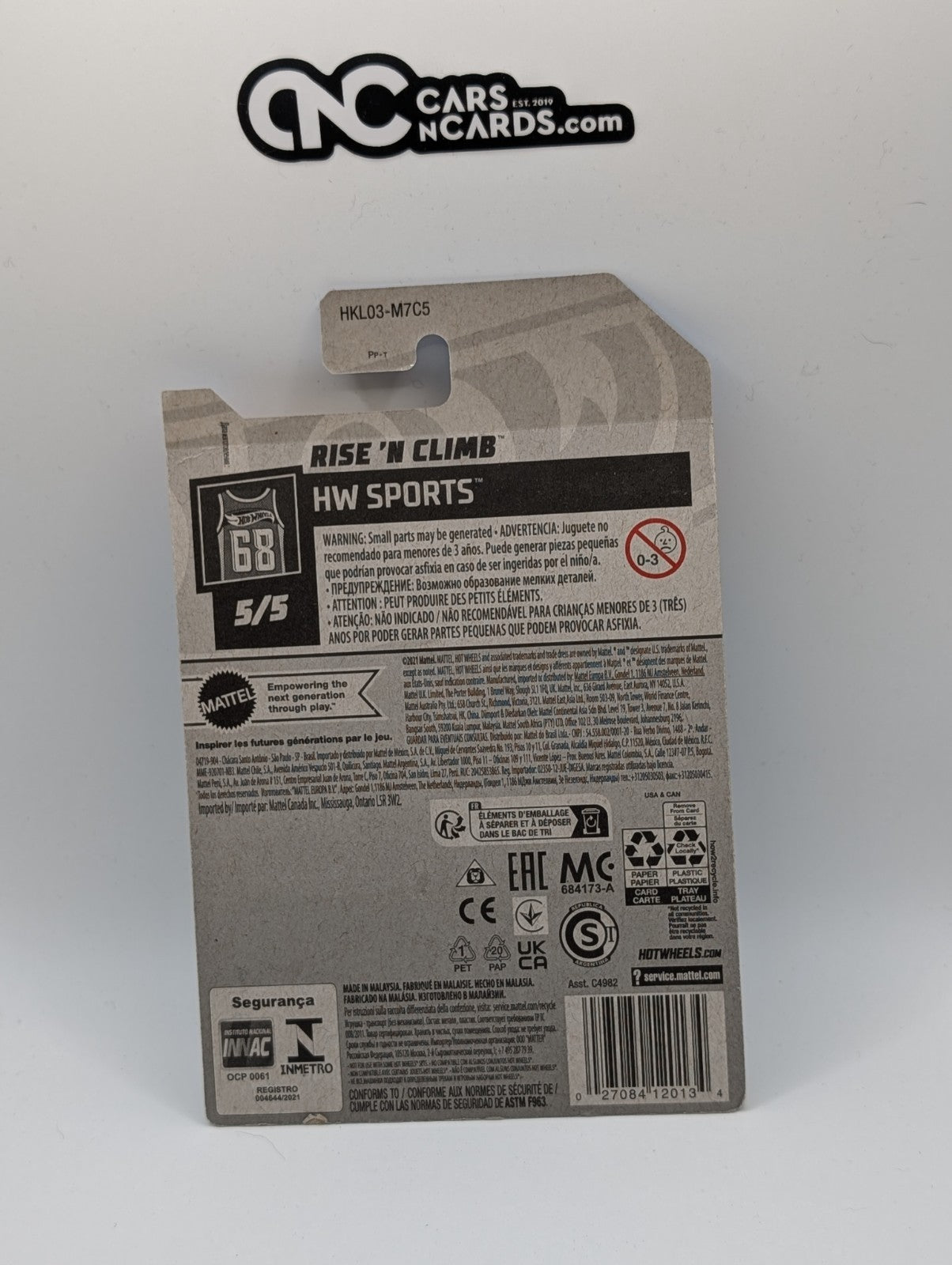 2023 Hot Wheels HW Sports 5/5 Rise 'N Climb Treasure Hunt 146/250 TH