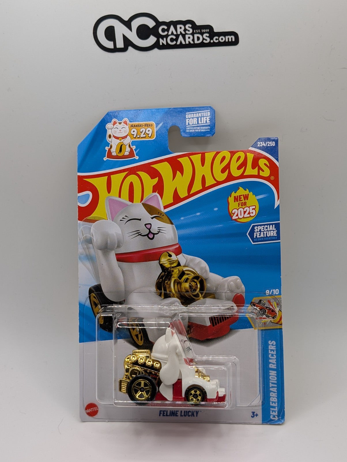 2025 Hot Wheels HW Celebration Racers Feline Lucky 234/250
