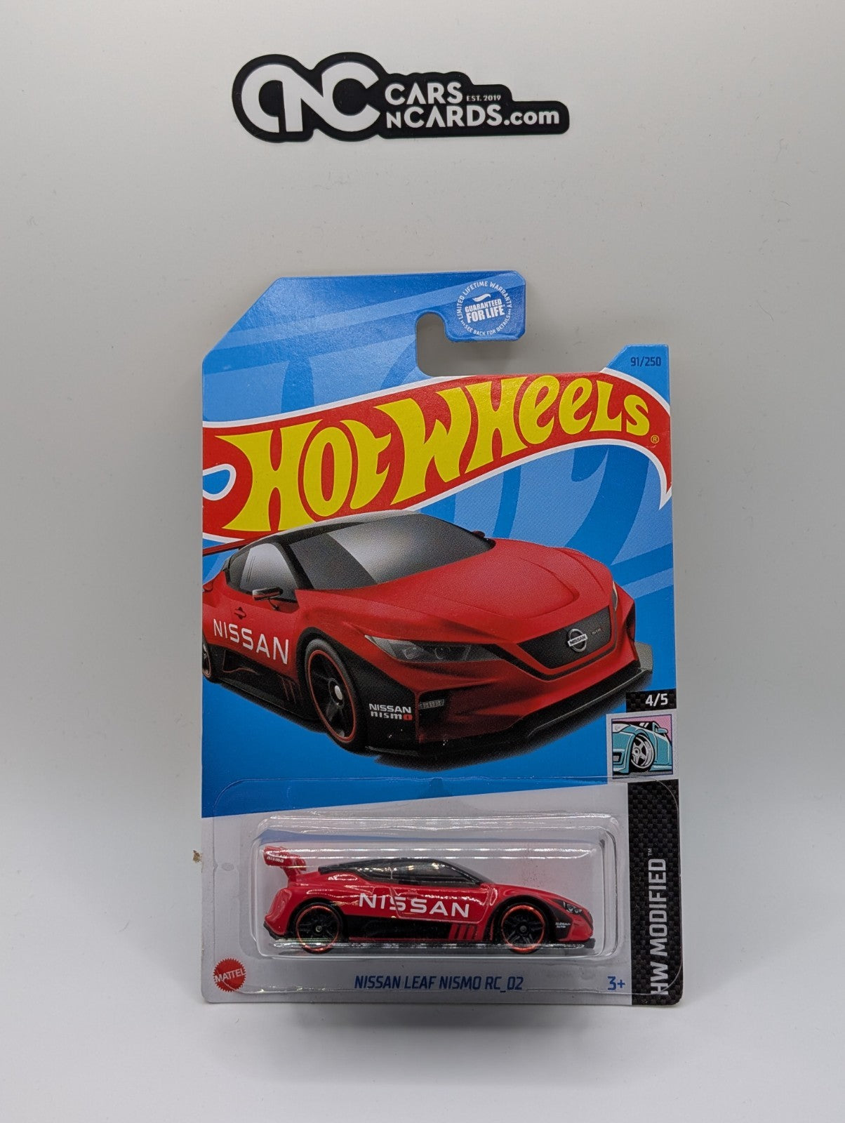 2023 Hot Wheels HW Modified 4/5 Nissan Leaf NISMO RC_02 Red 91/250