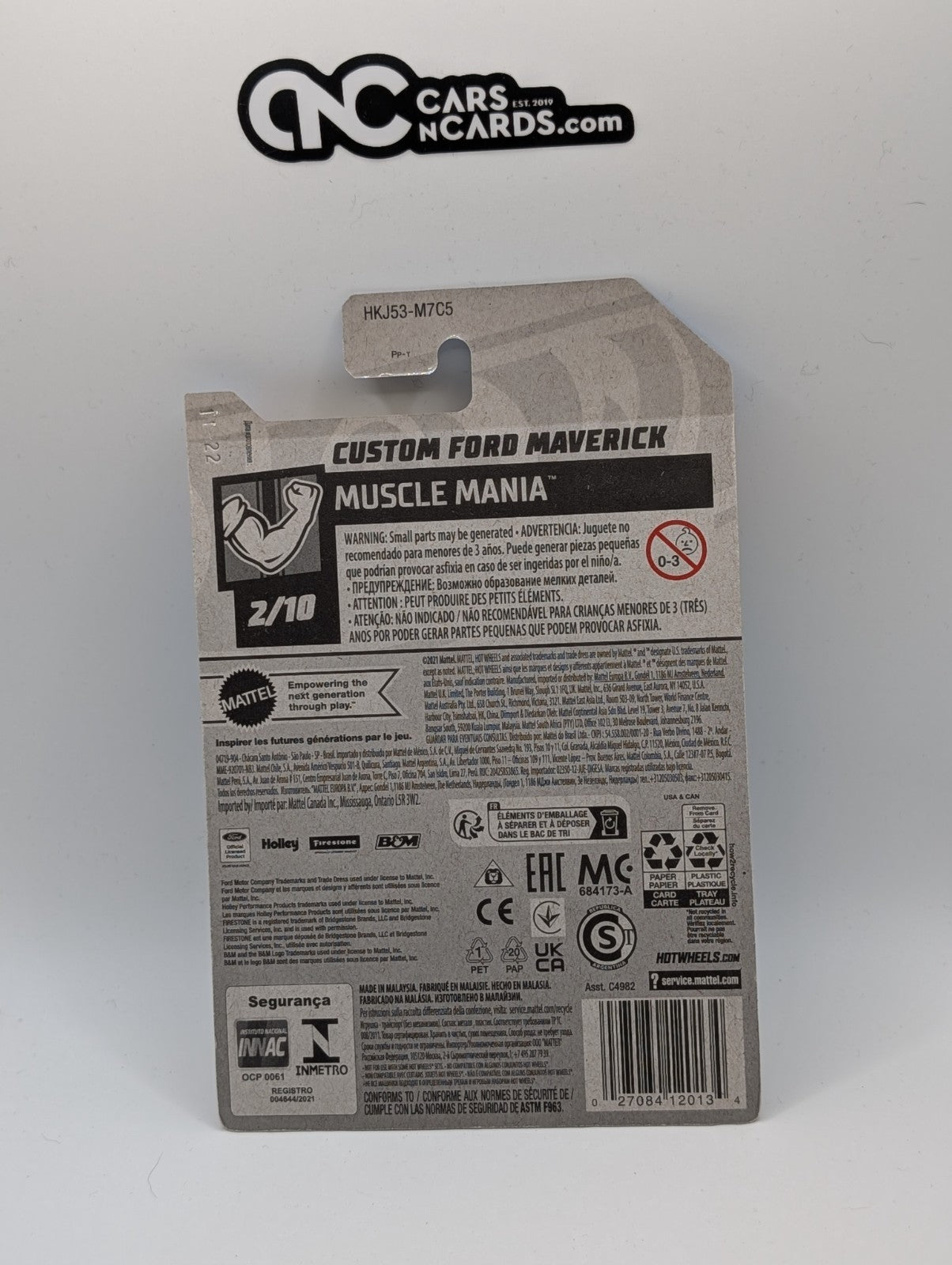 2023 Hot Wheels Muscle Mania 2/10 Custom Ford Maverick Blue 99/250